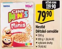 Albert Nestlé Dětské cereálie nabídka