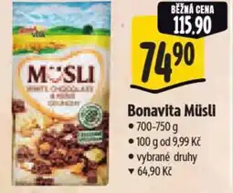 Albert Bonavita Müsli nabídka