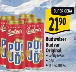 Albert Budweiser Budvar Original nabídka