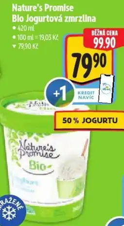 Albert Nature's Promise Bio Jogurtová zmrzlina nabídka