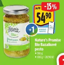 Albert Nature's Promise Bio Bazalkové pesto nabídka
