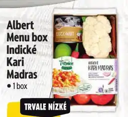 Albert Albert Menu box Indické Kari Madras nabídka