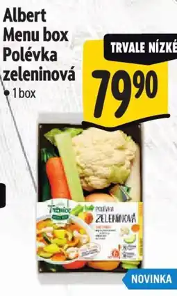 Albert Albert Menu box Polévka zeleninová nabídka