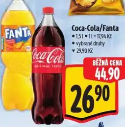 Albert Coca-Cola/Fanta nabídka