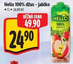 Albert Hello 100% džus - jablko nabídka