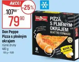 Globus Don Peppe Pizza s plněným okrajem nabídka