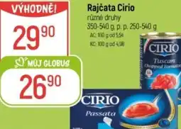 Globus Rajčata Cirio nabídka