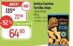 Globus Antica Cantina Tortilla chips nabídka
