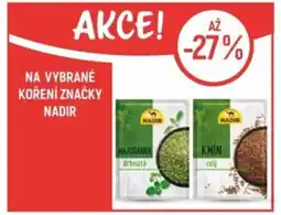 Globus Na vybrané koření značky nadir nabídka