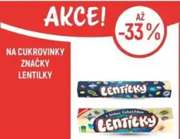 Globus Na cukrovinky značky lentilky nabídka