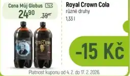 Globus Royal Crown Cola nabídka