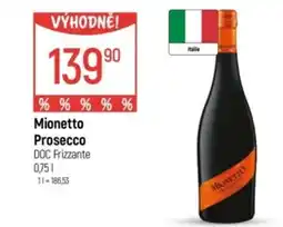 Globus Mionetto Prosecco nabídka