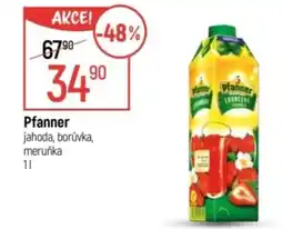 Globus Pfanner jahoda, borůvka, meruňka nabídka