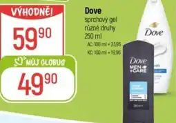 Globus Dove sprchový gel nabídka