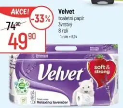 Globus Velvet toaletní papír nabídka