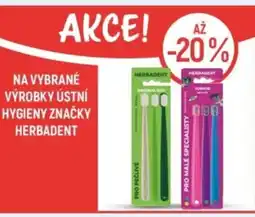 Globus Na vybrané výrobky ústní hygieny značky herbadent nabídka