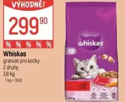 Globus Whiskas granule pro kočky nabídka