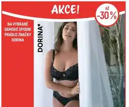 Globus Na vybrané dámské spodní prádlo značky dorina nabídka