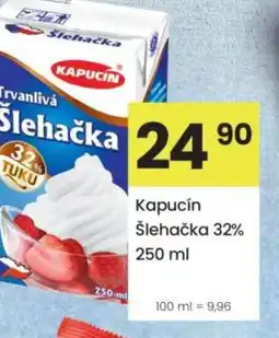 Kubík potraviny Kapucín Šlehačka 32% nabídka