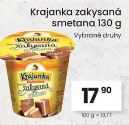Kubík potraviny Krajanka zakysaná smetana nabídka