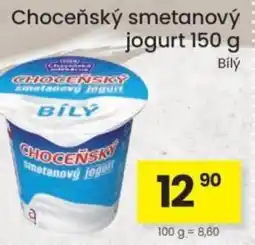 Kubík potraviny Choceňský smetanový jogurt nabídka