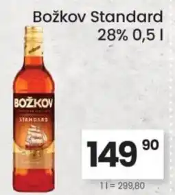 Kubík potraviny Božkov Standard 28% nabídka