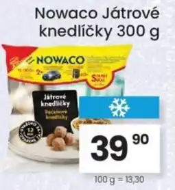 Kubík potraviny Nowaco Játrové knedlíčky nabídka