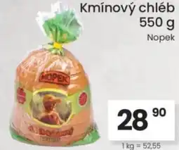Kubík potraviny Kmínový chléb nabídka