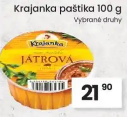 Kubík potraviny Krajanka paštika nabídka