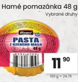 Kubík potraviny Hamé pomazánka nabídka
