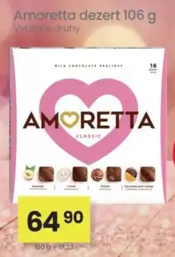 Kubík potraviny Amoretta dezert nabídka
