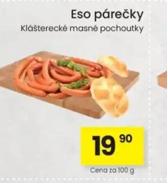 Kubík potraviny Eso párečky nabídka