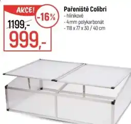 Globus Pařeniště Colibri nabídka