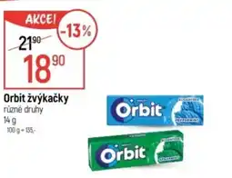 Globus Orbit žvýkačky nabídka