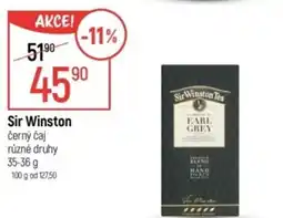Globus Sir Winston černý čaj nabídka