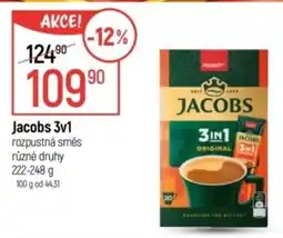 Globus Jacobs 3v1 rozpustná směs nabídka