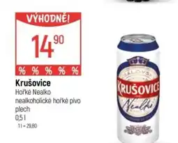 Globus Krušovice Hořké Nealko nealkoholické hořké pivo nabídka