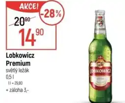 Globus Lobkowicz Premium světlý ležák nabídka