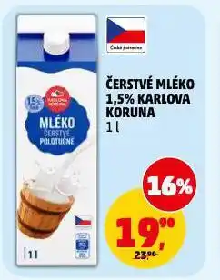 Penny Market Čerstvé mléko nabídka