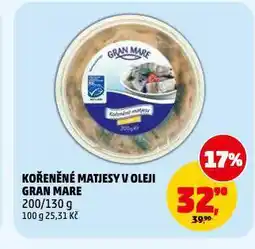 Penny Market Kořeněné matjesy v oleji gran mare nabídka