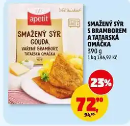 Penny Market Smažený sýr s bramborem a tatarská omáčka nabídka