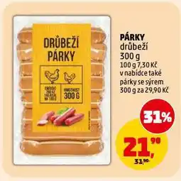 Penny Market Párky nabídka