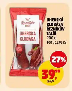 Penny Market Uherská klobása nabídka