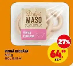 Penny Market Vinná klobása nabídka