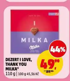 Penny Market Dezert i love milka nabídka