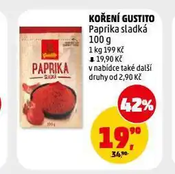 Penny Market Koření gustito nabídka