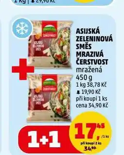 Penny Market Asijská zeleninová směs mrazivá čerstvost nabídka