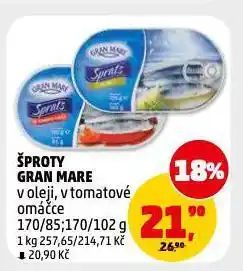 Penny Market Šproty gran mare nabídka