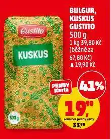 Penny Market Bulgur gustito nabídka