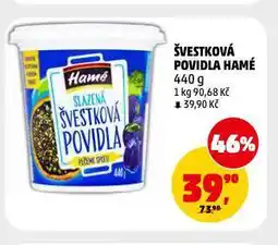 Penny Market Švestková povidla hamé nabídka